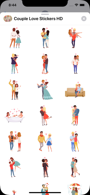 Adorable Couple Stickers HD(圖2)-速報App