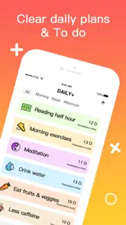 daily planner- habit tracker iphone screenshot 1