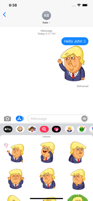 Trump Animations Stickers(圖4)-速報App