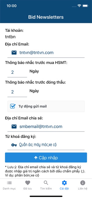 Bid Newsletters - Tra cứu thầu(圖6)-速報App