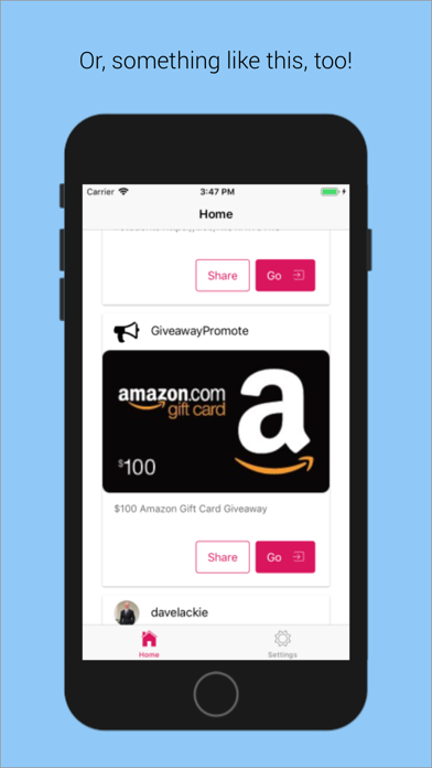 Giveaway Prime App screenshot 3