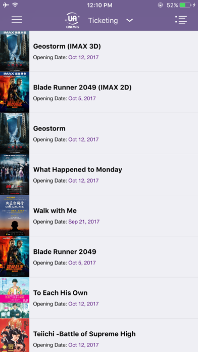 UA Cinemas - Mobile Ticketingのおすすめ画像4