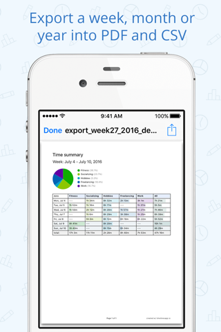 Timelines Time Tracking screenshot 3