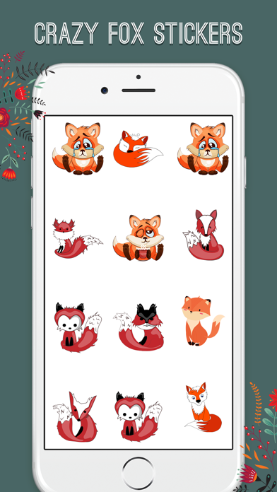 Crazy Little Fox Stickers screenshot 3