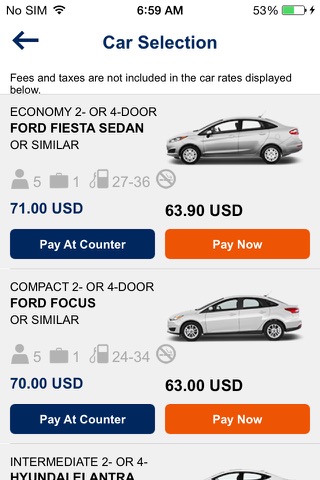 Budget – Car Rental screenshot 2