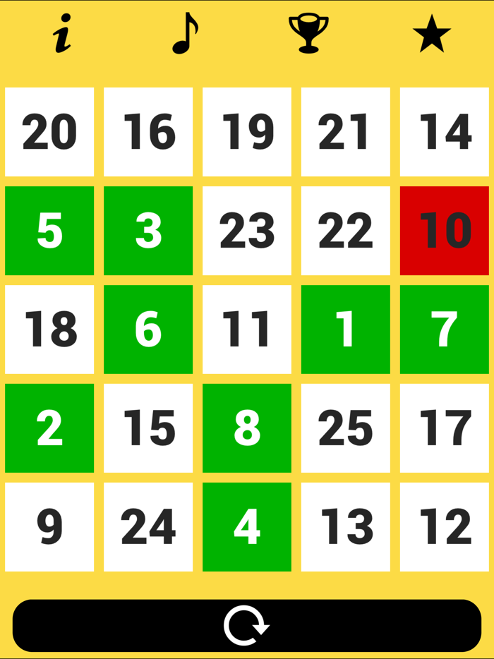 25 Numbers Game Full Version