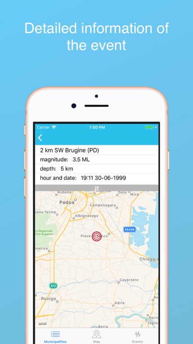 Terremoto - Notifiche e Mappe screenshot 4