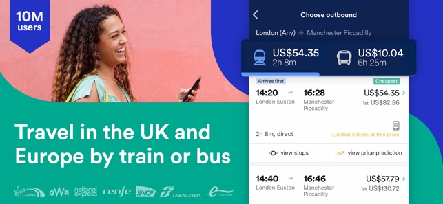 Trainline: Train & Bus Tickets(圖7)-速報App