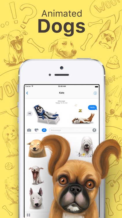 Dog Stickers for iMessage!