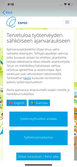Game screenshot Espoon Työterveys hack