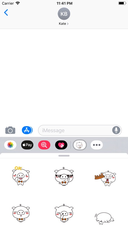 Funny Piggy Animated Stickers