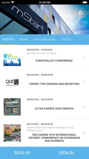 ewallet conferences iphone screenshot 3