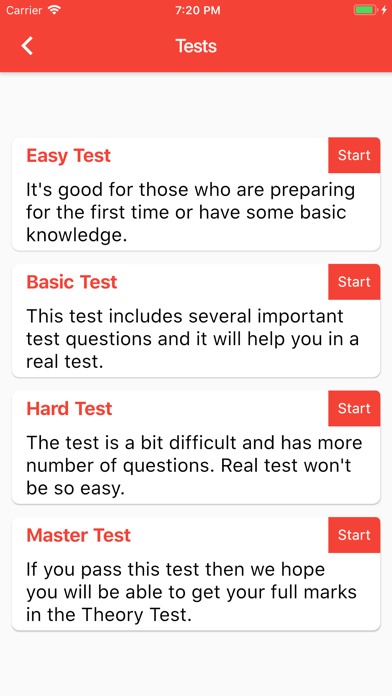 RTA Theory Test screenshot 2
