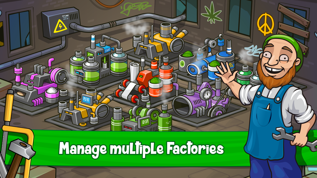 Weed Tycoon Ganja Farm Hack screenshot 2 - iOS game interface