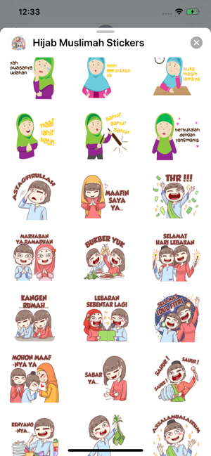 Hijab Muslimah Stickers(圖4)-速報App