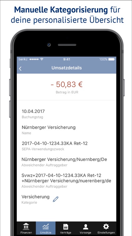 bankz – Finanz- & Vorsorge-App