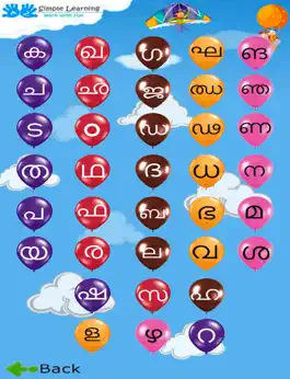 Game screenshot Learn Alphabet-Malayalam apk