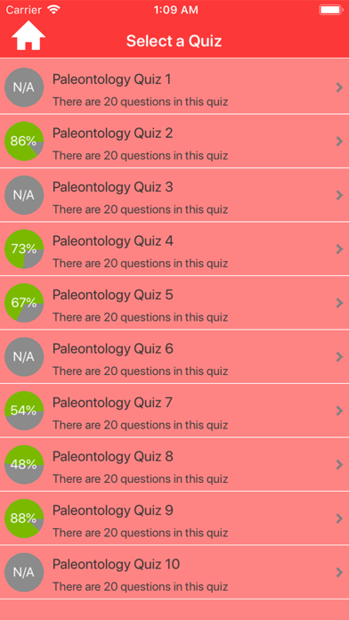 The Paleontology Quizzes screenshot 2