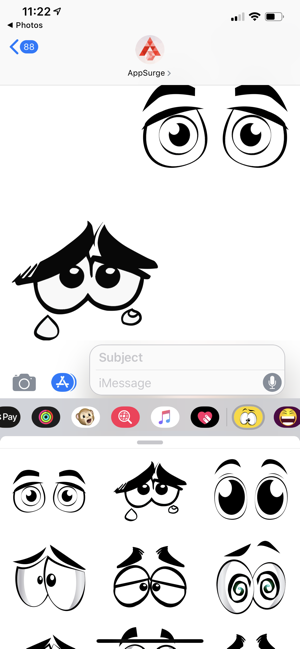 Crazy Eyes - Cartoon Stickers(圖7)-速報App