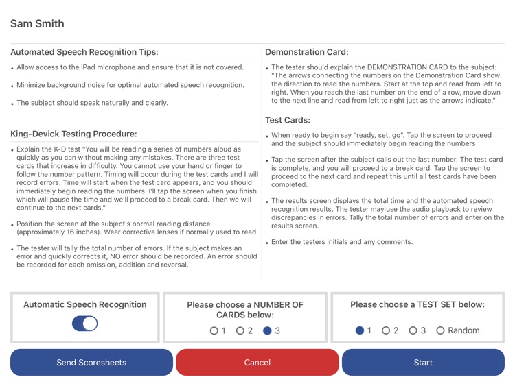 K-D Test Pro Monitoring