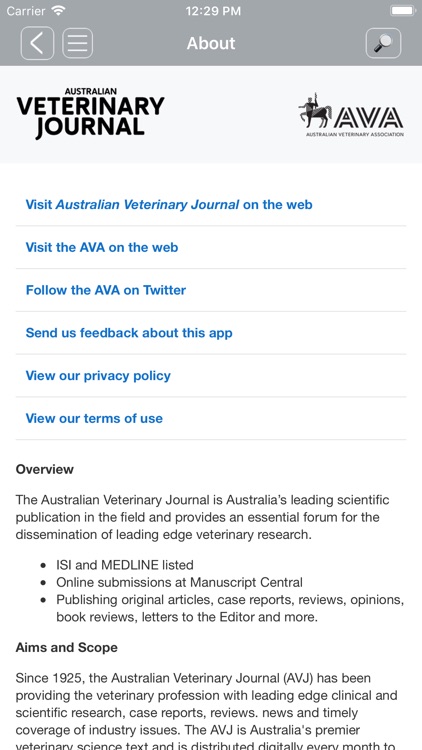 Australian Veterinary Journal