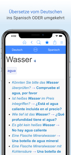 Deutsch+Spanisch Wörterbuch(圖1)-速報App