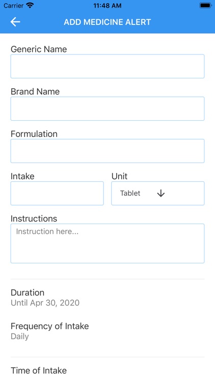 Unexus MedAlert Patient