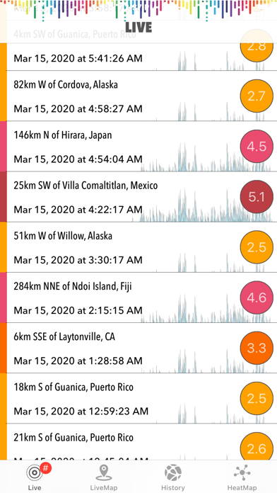 Earthquake Maps - eQuake screenshot 3