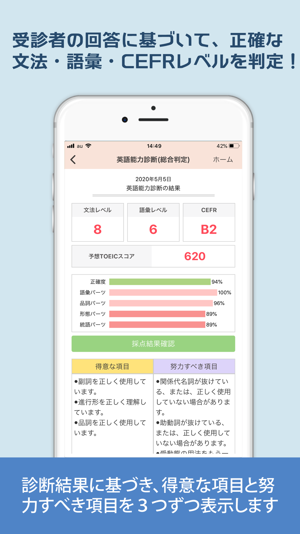 英語能力診断 今日の英単語 センテンス学習 Free Download App For Iphone Steprimo Com