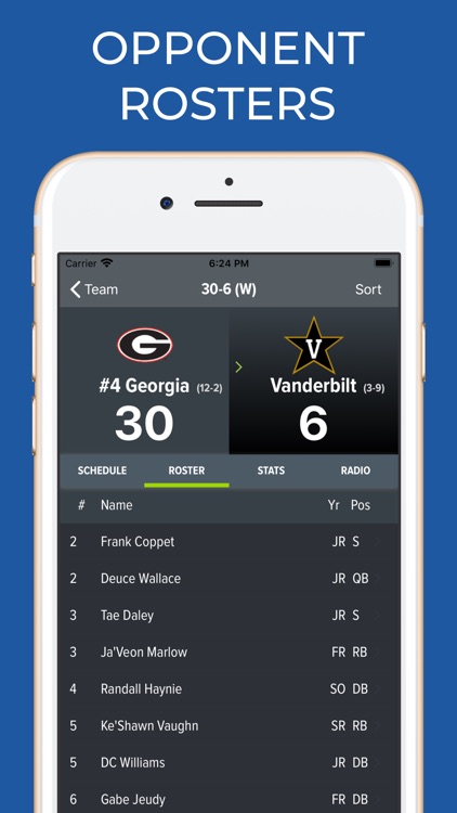 Georgia Football Schedules screenshot-8
