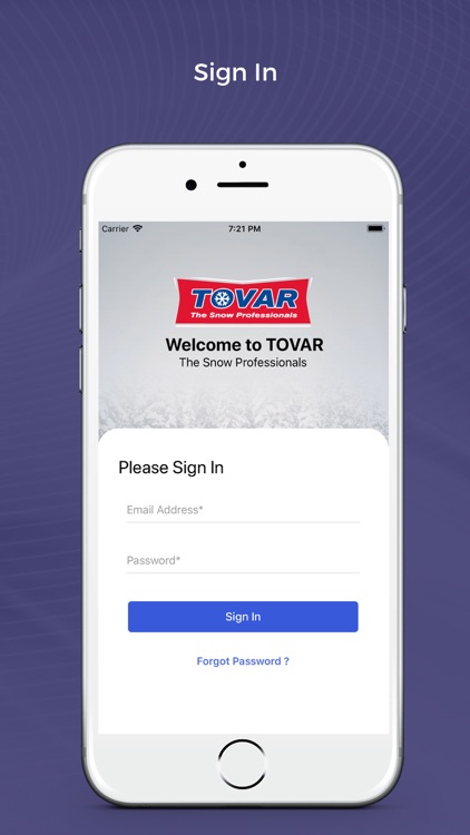 Tovar Winter Operations