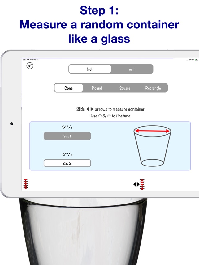 Measuring Cup & Scale for iPad