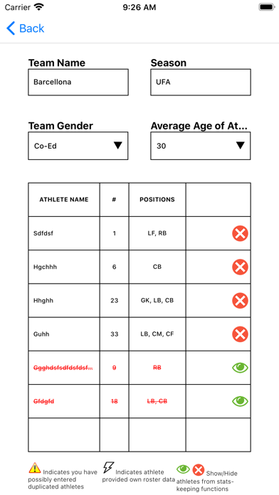 Soccer Substitution Manager screenshot 2