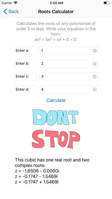 【图】Polynomial Root Calculator(截图2)