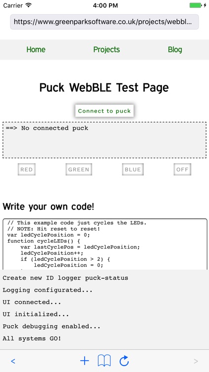 WebBLE