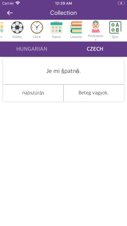 Hungarian Czech Dictionary