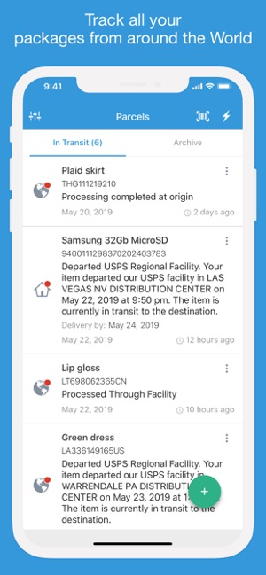 Packages - Track Your Parcels