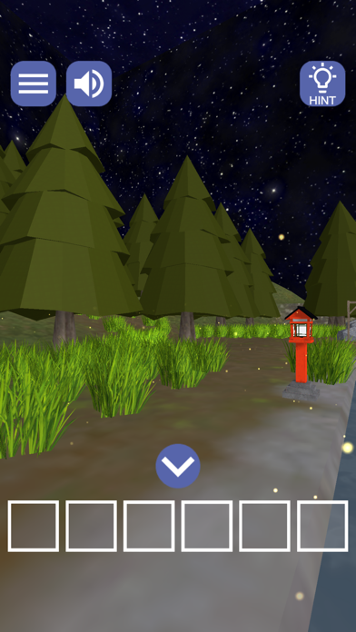 The starry night and fireflies screenshot 2