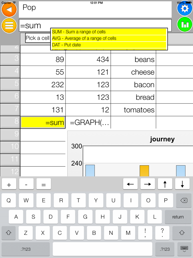 Spreadsheet Pro HD(圖1)-速報App