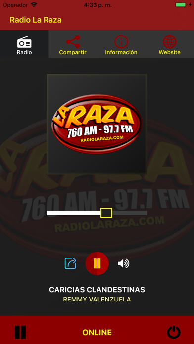 Radio La Raza screenshot 2