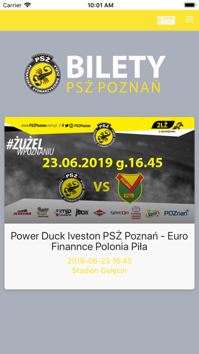 Bilety PSŻ Poznań screenshot 2