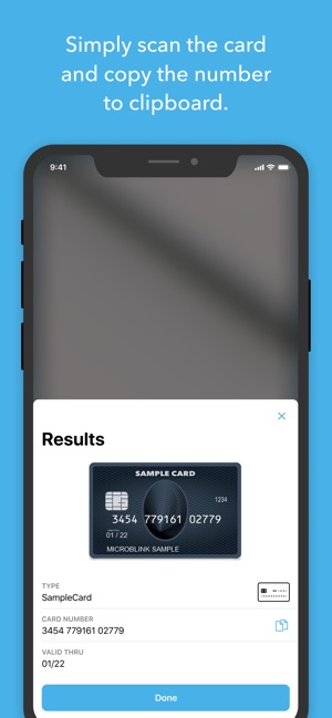 BlinkCard - Scan Credit Cards(圖2)-速報App