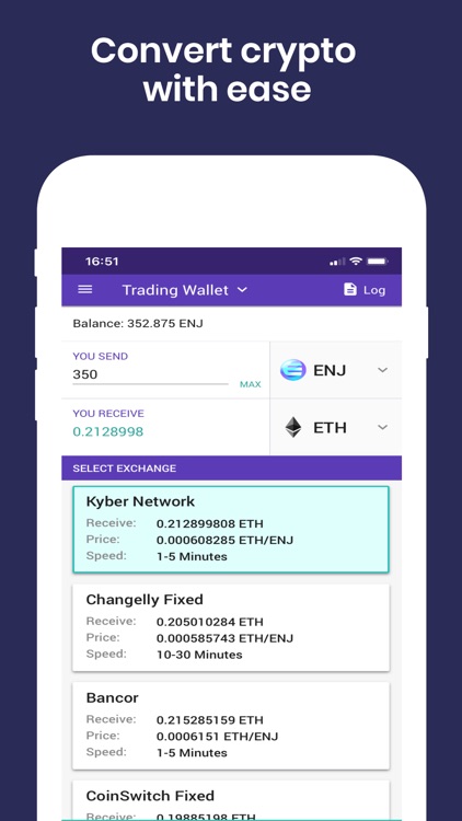 Enjin Crypto Blockchain Wallet screenshot-3