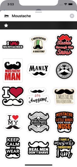 Moustache - Mustache Stickers(圖5)-速報App