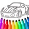 Cars coloring pages game for 4 - 99 years