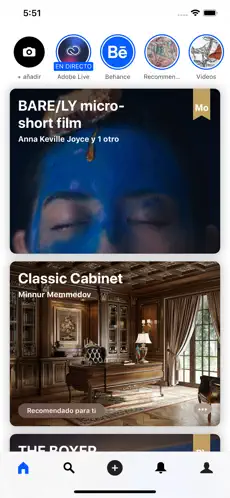 Captura de Pantalla 1 Behance – Creative Portfolios iphone