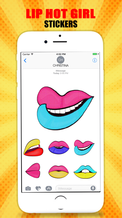 How to cancel & delete Hot Girl Lips Sticker from iphone & ipad 3