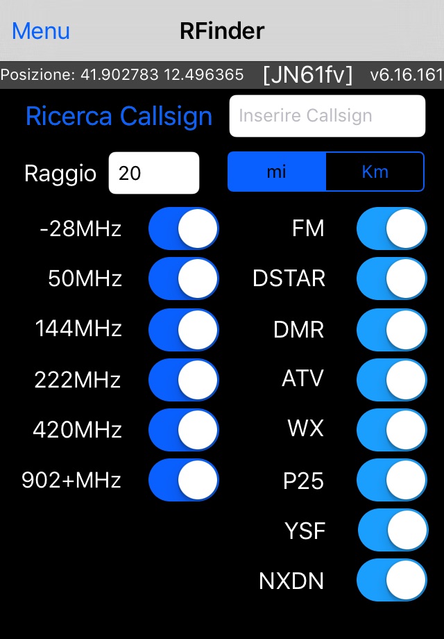 RFinder WW Repeater Directory screenshot 2