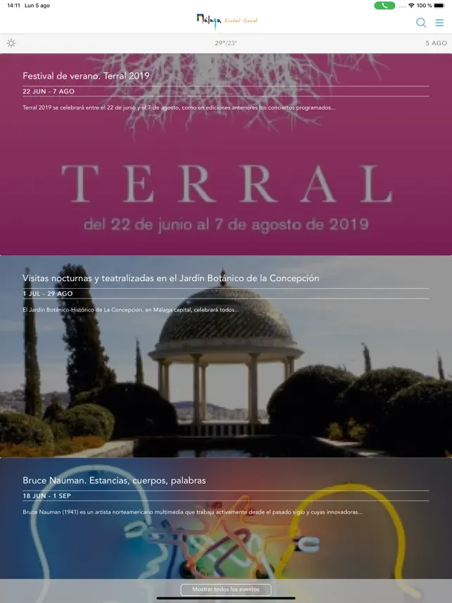 Screenshot 2 Málaga Turismo iphone