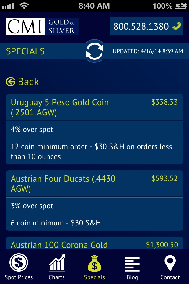 CMI Prices screenshot 3